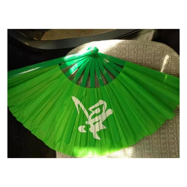 Abanico de tai chi personalizado 33 cm, verde
